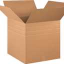 Aviditi Shipping Boxes Multi-Depth 20"L x 20"W x 20"H, 10-Pack | Corrugated Cardboard Box for Packing, Moving and Storage