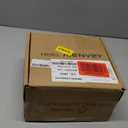 Drink Table, Small Pedestal Side Table, Round Cocktail Table, Circle Accent End Table with Metal Base, for Small Spaces (2, Brown Walnut)