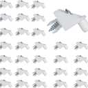 30 Pcs White Replacement Shelf Pins, Shelf Support Pins Replacement for IKEA Part #101558 ( Pax & Komplement)