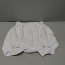 EEOST Adult Diaper Cover, Leakproof Waterproof Reusable Plastic Pants for Incontinence – Noiseless & Comfortable Protection for Men and Women (Whites, Size S)