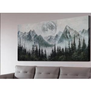 Canvas Wall Art Decor Art Work for Wall Decor Black and White Wall Art Decorations Landscape Forest Wall Art Prints Wall Art Pictures for Living Room Artwork for Walls Bedroom Office Decor 20 "x 40"