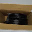 16/3 10A 125V 1250W 100 Ft Outdoor Extension Cord Waterproof, Weatherproof & Flame Retardant Black 3 Prong Power Cord Outside for Lawn & Garden, SJTW ETL Listed