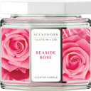 YR Scent Seaside Rose Home Fragrance Candle  14.5 oz 3-Wick Glass Jar