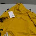 Dog Raincoat, Waterproof Dog Rain Jacket with Hood, Rain Coat with Leash Hole, Reflective Strap for Small Medium Dogs, Lightweight Puppy Clothes(Yellow,S) (S(Back Length12''))