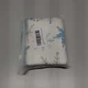 CaliTime Christmas Throw Pillow Covers Decorative 18 X 18 Inches Pack of 2 Cozy Fleece Snowflakes Cushion Cases for Holiday Couch Sofa Bed Living Room Home Smoke Blue Grey