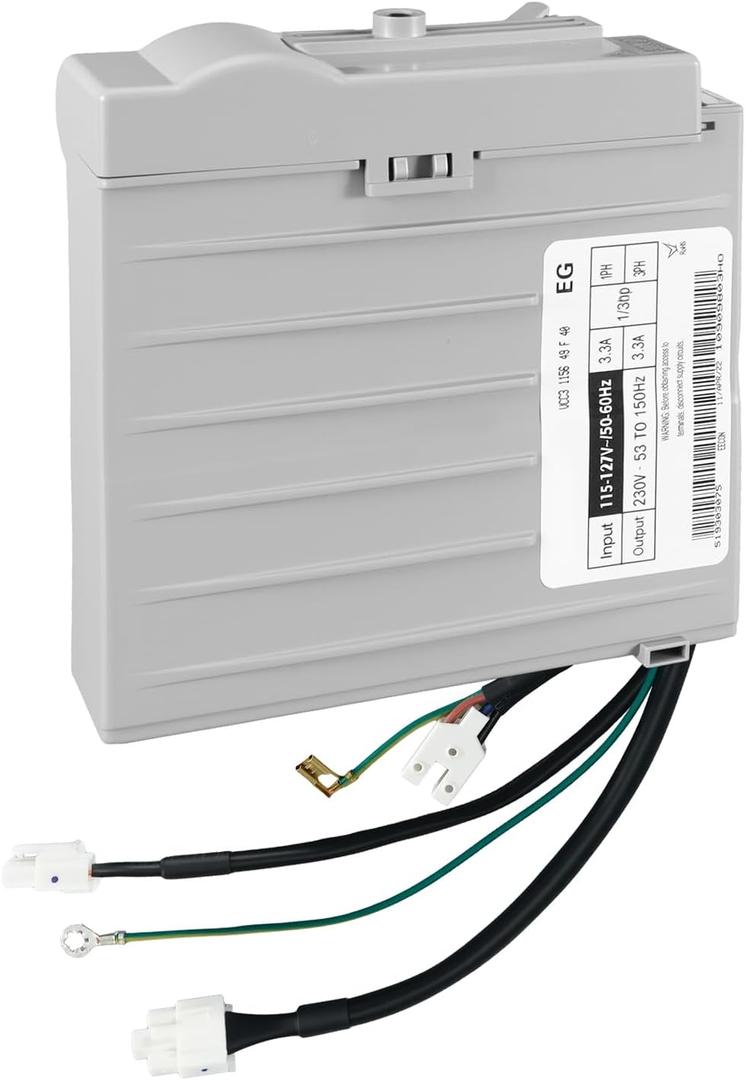 Refrigerator Inverter Control Board VCC3 1156 M4 F 9B 3.3A Output Fit for Select Refrigerators Replace W10710090 W10154805 W10629033 W10893917 W10133449 W10449006 WR55X10490 WR49X10283 WR55X10979