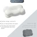 Cloud Pillow, Ergonomic Memory Foam Cervical Neck Support Pillow with Breathable Pillowcase, Dual Height Cloud Align Pillow for Side Back Stomach Sleepers