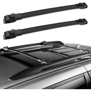 Scitoo Roof Rack Cross Bars Baggage Carrier for Toyota Sienna 2011-2020 Black 2 Pcs Roof Top Rack Luggage Carrier