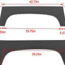 Kojem Wheel Arch Repair Panel Compatible with 2007-2014 Chevy Chevrolet Silverado 1500 2500HD 3500HD Truck Bed Upper Wheel Arch Patch Quarter Panels Black Steel Driver & Passenger Side