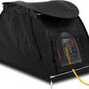 Generator Tent Cover for Most 1000-5000 Watt, 36*20*23in, Black
Heavy Duty Waterproof 600D Oxford, Generator Cover While Running, 2 Vents for Exhaust, Windproof, All-Weather Protection