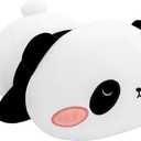 SQEQE Weighted Panda Plush, Weighted Panda Stuffed Animal, Cute Plushies Soft Bear Pillow Toy Gift for Kids Adults 9.8 Inch, 0.8 Lbs