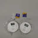 2 Packs, 2 in 1 CO & Smoke Detectors,Carbon Monoxide Detectors,Smoke Detector Battery Powered,Include 3 * 1.5V AA Battery,85 db Smoke Alarm,Fire Alarm,Easy Install,Portable