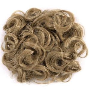 Messy Curly Hair Bun Extensions Updo Hairpiece Chignons Easy Stretch Hair Combs Clip in Ponytail Extensions