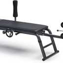 Sunny Health & Fitness Full Body Traction & Stretch Decompression Bench/Table Machine for Lumbar Stretching, Lower Back Pain Relief, Improved Posture Correction, Rehab, Spinal Compression, Flexibility