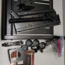 GTPLAYER Sim Racing Wheel Stand Simulator Cockpit Wheel Stand fit for Logitech G25 G27 G29 G920 G923 Thrustmaster T330TS Gaming Stand Wheel Pedals NOT Included, Deep Black With Cup Holder