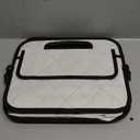 Deosk Trunk Organizer with 6 Pockets - Car Storage Accessory for SUVs, Minivans, and Trucks - 50L Waterproof Polyester (Medium, Beige)