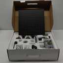 VANFOXLE Shower Faucet Set Matte Black Shower System,Push Button Diverter Shower Faucet with 2 in 1 Handheld,Ceiling Mount Increased Thickness 12 Inch Shower Head with 6 Inch Wall Mount Shower Head