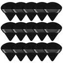 Pieces Powder Puff Face Triangle Powder Puff Soft Velour Makeup Puff Velour Puffs for Face Wet and Dry Cosmetic Foundation,Body Powder Blender Loose Mineral Powder Makeup Tool(Black,60 Pcs)