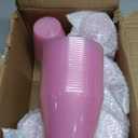 150 Pack Plastic Cups 9 oz Pink Clear Plastic Cups for Cocktail Fancy Disposable Cups for Party Stemless Wine Glasses for Birthday Wedding Graduation