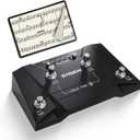 STRICH Wireless Page Turning Pedal 3.0 for Rock Musician, Compatible with Windows, Android, macOS HarmonyOS, with Type-C Charging Port, Supports for Tablets and Computers, Non-silent Pedal, SPT-30