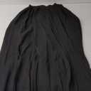v28 Women Full/Ankle Length Elastic Pleated Retro Maxi Chiffon Long Skirt, Size: S/M