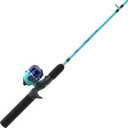Zebco Kids Splash Jr. Spincast Reel and Fishing Rod Combo, 4-Foot 2-Piece Fishing Pole, Right-Hand Retrieve, Pre-Spooled with 6-Pound Cajun Line