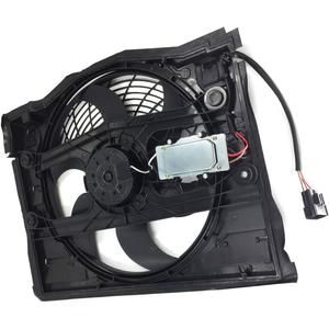 PartsFlow Radiator Cooling Fan Assembly for 1999-2006 BMW 325Ci/330Ci/320i/325i/325xi/330i/323Ci/323i/328Ci/328i 64546905076