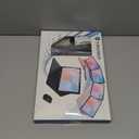 for iPad 9th / 8th / 7th Generation 10.2 inch & iPad Air 3rd Gen & iPad Pro 10.5 inch Case with Keyboard 7 Color Backlit - Built in Pencil Holder with Mouse (Black)