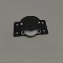 Cabinet Wardrobe Sliding Door Pulley Closet Cabinet Sliding Door Wheels Sliding Cabinet Door Hardware (Black)