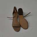 Amazon Essentials Women's Two Strap Heeled Sandal (7, Tan)