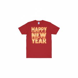 Happy New Year Shirt Family New Years Eve Party Fireworks T-Shirt Red L