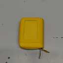 Credit Card Holder Wallet RFID Blocking Leather Small Wallet for Women Double Zipper Wallet with ID Window