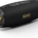 Monster S380 Bluetooth Speaker, Portable Speaker with 40W Stereo Sound, Bluetooth 6.0, 20H Playtime, TWS Pairing, Support AUX/TF Card, IPX6 Waterproof Wireless Speaker for Home, Travel, Outdoor