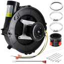 Hiorucet 0171M00001S Draft Inducer Motor Replaces Goodman 0171M00001S, 22307501, Rotom FBRFB501, J23815015293 Inducer Motor, 22307501, Packard 66071, 11938400, 0171M00000S, 70582108, Fasco A077