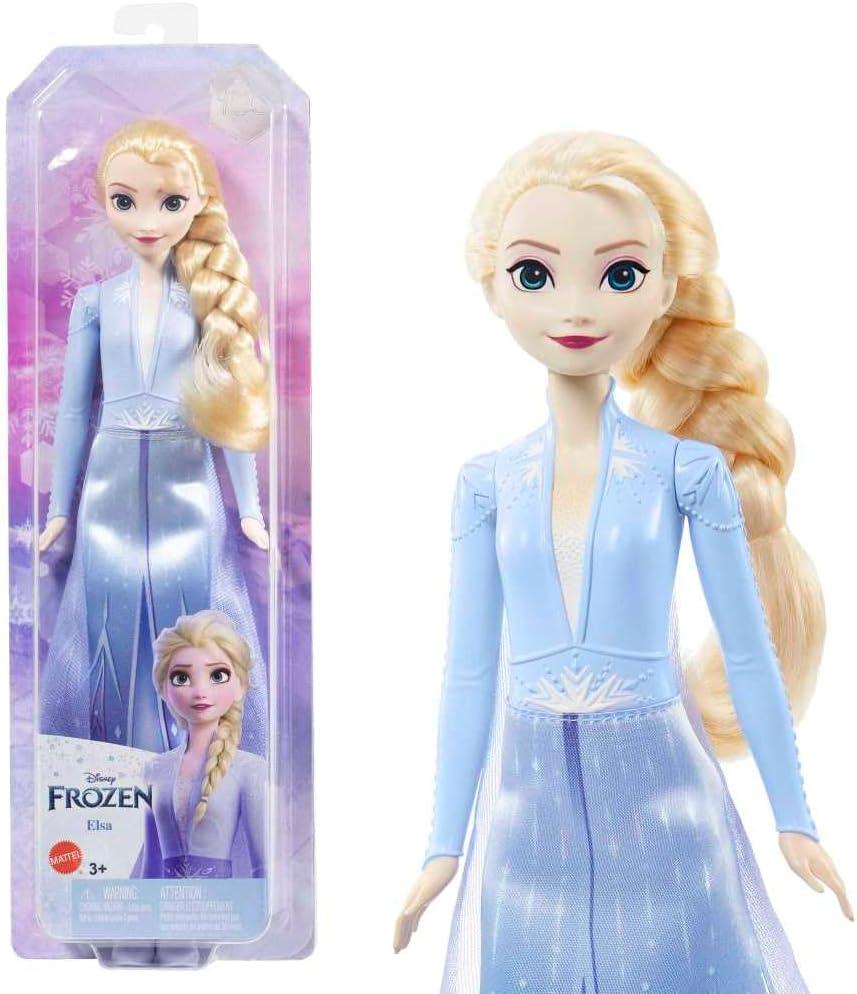 Mattel Disney Frozen Toys, Elsa Fashion Doll & Accessory with Signature Look, Inspired by Disney Frozen 2
