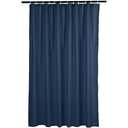 Amazon Basics Waffle Weave Shower Curtain, 72" x 72", Navy Blue
