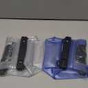 2 Pack Large Waterproof Phone Pouch, IPX8 Double Sealing Floating Waterproof Bag for iPhone 17 16 15 14 Pro Max Sumsang S25 S24 Google All Devices (White+Blue)