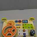 JGOBUB Montessori Toddler Toys - Baby Wooden Busy Board - Sensory Toys with Light Switch - Travel Toys for Educational Toddler Activities for Toddlers 3 4 5 6+ Year Old