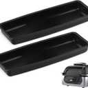 IMPRESA 2 Pack Veggie Trays for Ninja Foodi AG400 and AG300 Series Grills - Non-Stick Indoor Cooking with Air Fryer, Egg & Vegetable Roasting Accessory