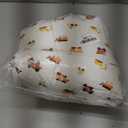 KeaBabies Toddler Pillow with Pillowcase, Jumbo 14X20 - Soft Organic Cotton Toddler Pillows for Sleeping - Machine Washable - Perfect for Travel, Toddler Bed Set (Construction)