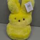 Animal Adventure | Shaggy Bunny Peeps | 15 Collectible Plush | Yellow