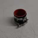 ID 3 to 3-1/2 inches Straight Black Silicone Reducer Coupler with 2 T-Bolt Clamps 4 Layers of Polyester Reinforcement Suitable High Level Turbo Pipe