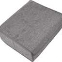 ABOOFAN Collapsible Underwear Storage Organizer with Cotton Linen Drawer Divider Box for Closet Dresser Dustproof Compartment Storage Foldable Gray Organizer for Home Use