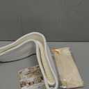 OIAHOMY Gift Basket with Handle, Small Woven Basket with Gift Bag, Ribbon and Wrap Tissue Paper, Nursery Bins Empty to Fill with Small Items, Baby, Pet Toy Organizer - White