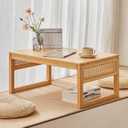 Japanese Floor Low Table, for Living Room, Dining Room, Living Room Coffee Table, Floor Sitting Low Table Small Space Minimalist Table