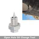 7-Speed Dry Dual Clutch Valve Body Screw Open Hole Oil Change Tool Set Drilling Oil Drain Plug Kit M12*1.25 M12*1.75 Compatible with Buick Chevrolet MG 7DCT250 Transmission