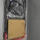 SereneLife Small Compact Folding Shopping Cart with Removable Waterproof Liner  360 Swivel Wheels, RustProof Steel Frame, 70lb Capacity  Portable Grocery, Laundry & Travel Cart (Red)