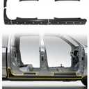 Mountainpeak 6pcs Rocker Panel & Cab Corner Patch Fit for 2014-2018 Chevy Silverado & GMC Sierra Crew Cab 4 Door Rust Repair Body Panel Covers