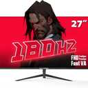 Raywego 27 Inch Gaming Monitor 180Hz Refresh Rate – Fast VA 1080p with 4000:1 Contrast Ratio, Adaptive-Sync, HDMI/DP/USB, VESA Mountable, 3-Side Borderless, FPS/RTS Game Modes