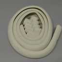 Baby Proofing Edge & Corner Protectors, White Foam L-Shape Self-Adhesive Bumper Strip + 4Corner Guards, Wall & Furniture Safety Bumpers for Nursery, Kitchen, Fireplace, Table, Desk